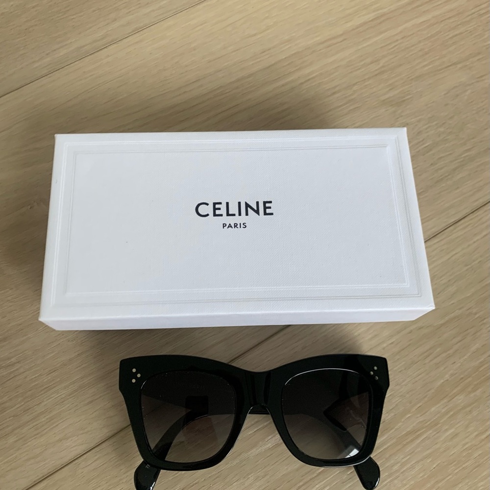 Celine Black Cat-Eye Sunglasses - Picture 2 of 5